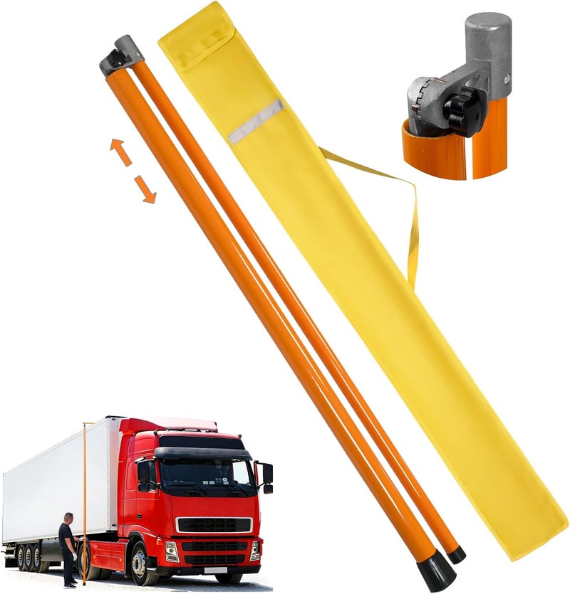 TGrasol 20FT Load Height Measuring Stick, Imperial & Metric Measurement Sticks for Trucks, Car Hauler, Trailer, RV, Retractable Truck Height Stick with Carrying Bag - Image 1